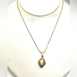 1/40 12k Gold Cameo Necklace from Germany